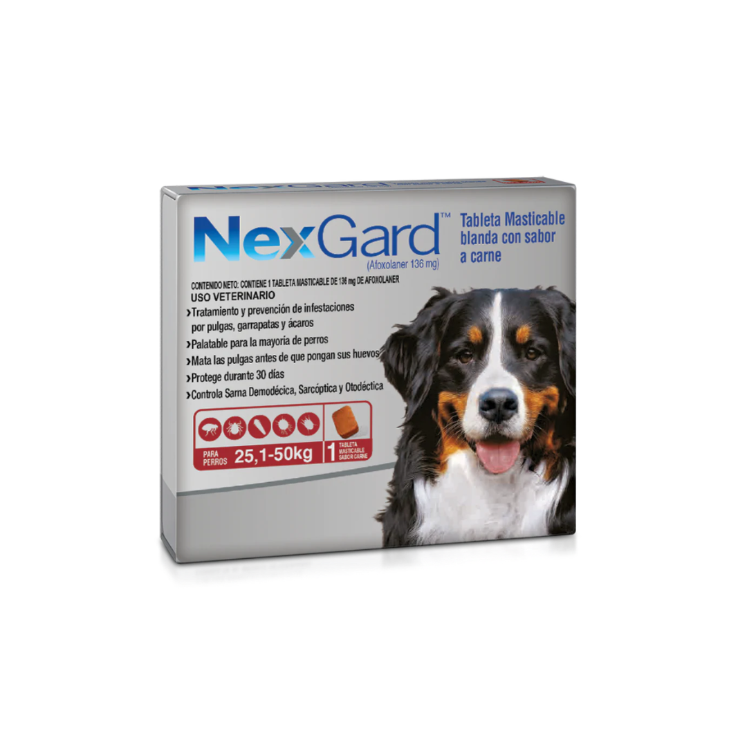 NEXGARD 25.1 A 50 KG